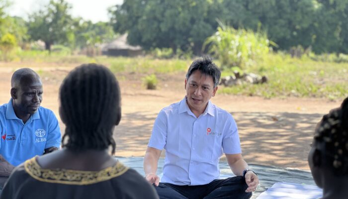 group of people discussing